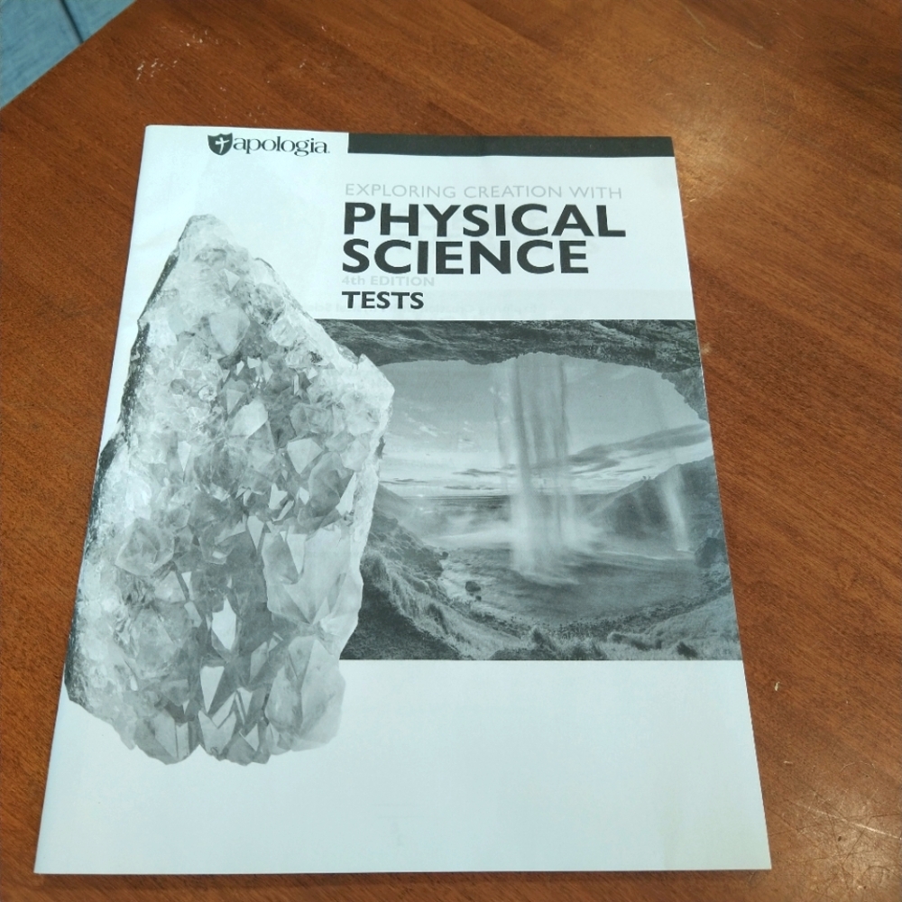 Apologia Physical Science Tests Book